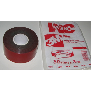 Скотч двухсторонний 3М 30мм х 3м