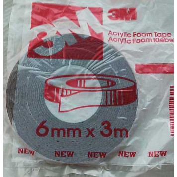 Скотч двухсторонний 3М  6мм х 3м