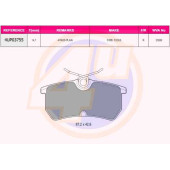 Колодки зад FORD FOCUS 1.4I-2.0I1.8TD 98- <b>4U 4UP03755</b>