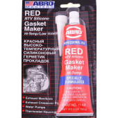 Герметик -прокладка ABRO Masters красный (85г) до 343 °С