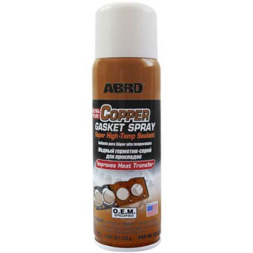 Герметик -спрей медный для прокладок ABRO CG-418-R (255г) высокотемпературный