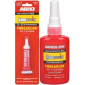 Фиксатор резьбы ABRO неудаляемый (6мл) красный