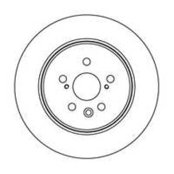 Диск тормозной зад <b>AD 501006871</b>