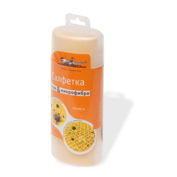 Салфетка из замши и микрофибры в тубе (45*46 см) <b>AIRLINE AB-C-01</b>