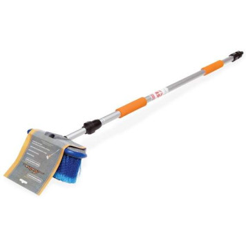 Швабра с насадкой для шланга, щеткой 20см и телескопической ручкой 150см <b>AIRLINE AB-H-02</b>