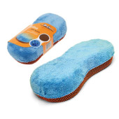 Губка для мытья из микрофибры и коралловой ткани (24*11 см) <b>AIRLINE AB-K-02</b>