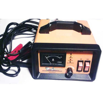 Зарядное устройство 0-10А 6В/12В, амперметр, ручная регулировка зарядного тока, импульсное <b>AIRLINE ACH-10A-07 </b>-1