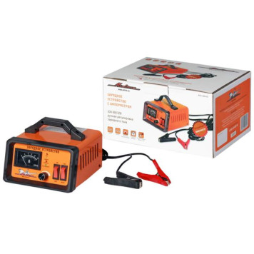 Зарядное устройство 0-10А 6В/12В, амперметр, ручная регулировка зарядного тока, импульсное <b>AIRLINE ACH-10A-07 </b>