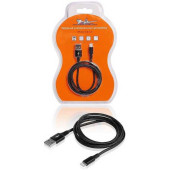 Зарядный универсальный датакабель для IPhone 5/6/7 нейлоновая оплетка <b>AIRLINE ACH-I-24</b>