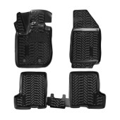 Ковры в салон (3D с подпятником) (с вещ.ящиком) Lada XRAY (2016-) компл. 4 шт., (крепеж), высокий борт, полимерные, черные <b>AIRLINE ACM-PS-09</b>