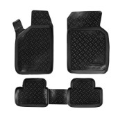 Ковры в салон ВАЗ 2108-099, ВАЗ 2113-15, компл. 4 шт., высокий борт, полимерные, черные <b>AIRLINE ACM-PS-12</b>