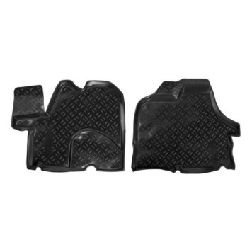 Ковры в салон передние Fiat Ducato II (244) (02-, 07-11 Елабуга) компл. 2 шт., высокий борт, полимерные, черные <b>AIRLINE ACM-PS-24</b>