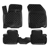 Ковры в салон Suzuki SX4 I Classic (2006-, 2010-) компл. 4 шт., высокий борт, полимерные, черные <b>AIRLINE ACM-PS-64</b>
