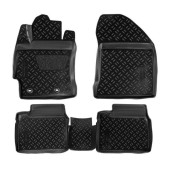Ковры в салон (3D) Toyota Corolla (2012-) компл. 4 шт., высокий борт, полимерные, черные <b>AIRLINE ACM-PS-66</b>