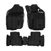 Ковры в салон (3D с подпятником) Toyota Vanguard (ПР) (2007-2013) компл. 4 шт., высокий борт, полимерные, черные <b>AIRLINE ACM-PS-69</b>