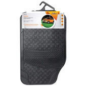 Ковры полимерные универсальные в салон автомобиля, цвет - черный, комплект из 4х ковров <b>AIRLINE ACM-RM-02</b>