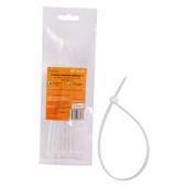 Стяжки (хомуты) кабельные 3,6*150 мм, пластиковые, белые, 10 шт. <b>AIRLINE ACT-N-03</b>