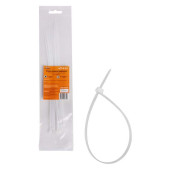 Стяжки (хомуты) кабельные 3,6*250 мм, пластиковые, белые, 10 шт. AIRLINE ACT-N-07