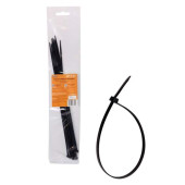 Стяжки (хомуты) кабельные 3,6*300 мм, пластиковые, черные, 10 шт. <b>AIRLINE ACT-N-25</b>