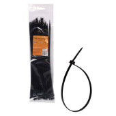 Стяжки (хомуты) кабельные 3,6*300 мм, пластиковые, черные, 100 шт. <b>AIRLINE ACT-N-26</b>