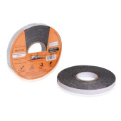 Лента двусторонняя клейкая, 12 мм*5 м, вспененная основа, черная <b>AIRLINE ADS-F-02</b>