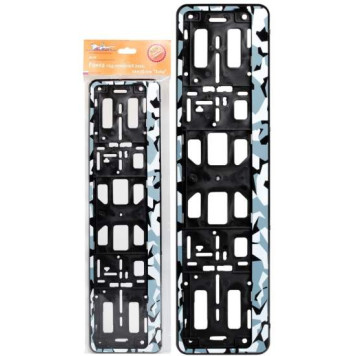 Рамка под номерной знак, камуфляж "Зима" <b>AIRLINE AFC-08</b>