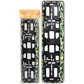 Рамка под номерной знак, камуфляж "Лето" <b>AIRLINE AFC-09</b>