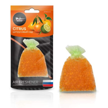 Ароматизатор подвесной "Мешочек с гранулами" цитрусовый сад <b>AIRLINE AFME032</b>