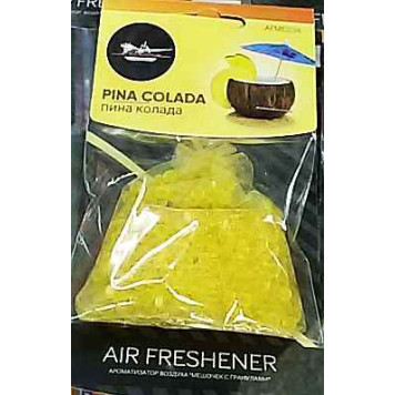 Ароматизатор подвесной "Мешочек с гранулами" пина колада <b>AIRLINE AFME034</b>-1