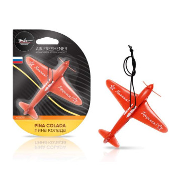 Ароматизатор подвесной пластик "Самолет" пина колада <b>AIRLINE AFSA010</b>