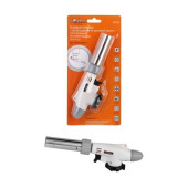 Газовая горелка с пьезоподжигом на цанговый баллон, анти-вспышка, регулятор воздуха, 20*6*4 см <b>AIRLINE AGT-03</b>