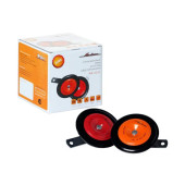 Сигнал звуковой дисковый 110мм 315/415Гц 118дБ 12В LOW/HIGH комплект <b>AIRLINE AHR-12D-01</b>