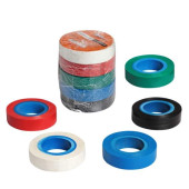 Изолента ПВХ, набор 5 шт.(син., чер., кр., зел., бел.), 15 мм*10 м <b>AIRLINE AIT-P-07K</b>