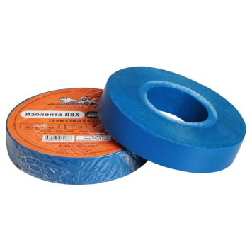 Изолента ПВХ, синяя, 15 мм*20 м <b>AIRLINE AIT-P-10</b>