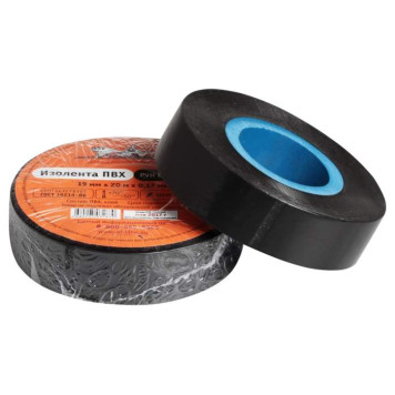 Изолента ПВХ, черная, 19 мм*20 м <b>AIRLINE AIT-P-18</b>