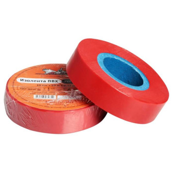 Изолента ПВХ, красная, 19 мм*20 м <b>AIRLINE AIT-P-19</b>