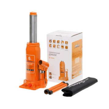 Домкрат бутылочный 6т в сумке (MIN - 200 мм, MAX - 405 мм) <b>AIRLINE AJ-B-06</b>