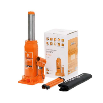 Домкрат бутылочный 8т в сумке (MIN - 236 мм, MAX - 475 мм) <b>AIRLINE AJ-B-08</b>