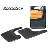 Брызговики универсальные большие черные 2шт с крепежом AIRLINE AMF-02