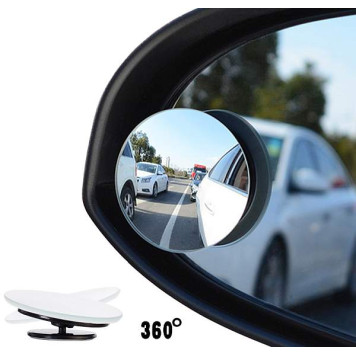 Зеркало сферическое 50мм (2шт) с изменяемым углом наклона на 2-хстороннем скотче AIRLINE AMR-08-1