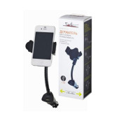 Держатель для телефона в прикуриватель на длинной штанге раздвижной с зарядкой USB <b>AIRLINE AMS-F-05</b>