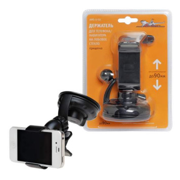 Держатель для телефона/навигатора на лобовое стекло прищепка <b>AIRLINE AMS-U-02</b>