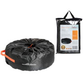 Набор чехлов на колеса R13-17 комплект 4 шт., цвет черный/оранжевый <b>AIRLINE AO-WC-10</b>