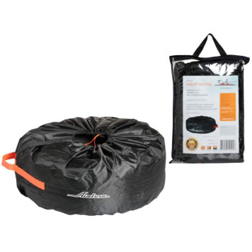 Набор чехлов на колеса R13-17 комплект 4 шт., цвет черный/оранжевый <b>AIRLINE AO-WC-10</b>