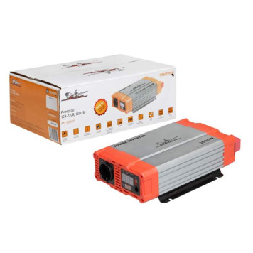 Инвертор 12В-220В, 1000 Вт <b>AIRLINE API-1000-07</b>