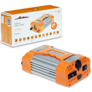 Инвертор 12В-220В, 500 Вт <b>AIRLINE API-400-03</b>-1