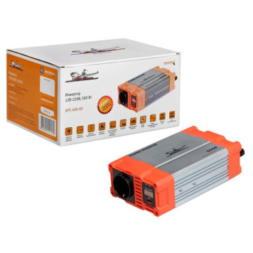 Инвертор 12В-220В, 500 Вт <b>AIRLINE API-400-03</b>