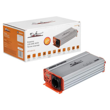 Инвертор 12В-220В, 500 Вт чистый синус <b>AIRLINE API-600-05</b>