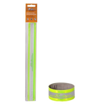 Браслет на руку, светоотражающий, 3* 30см, зеленый <b>AIRLINE ARW-B-05</b>