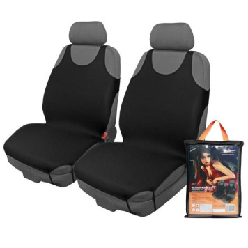 Чехлы-майки "F-1" передние(2 шт.), цвет черный, материал полиэстер <b>AIRLINE ASC-F1</b>